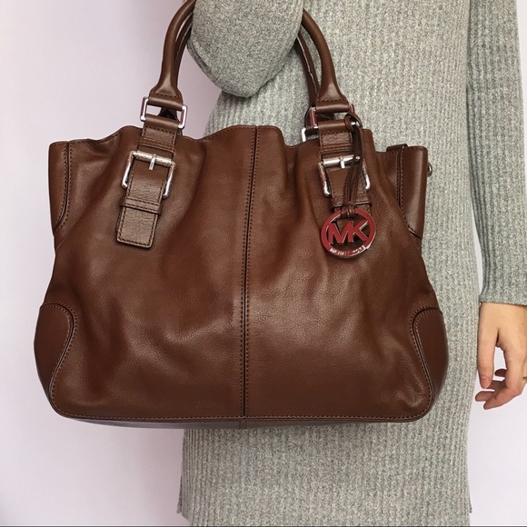 Michael Kors large brown crossbody / shoulder bag - Picture 12 of 13